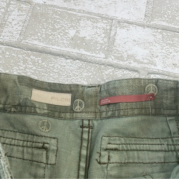 Pilcro green embroidered shorts - Picture 8 of 10